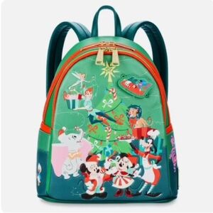Disney Classics Christmas Glow-in-the-Dark Loungefly Mini Backpack
